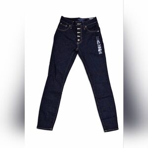 Nwt Lucky Brand Bridgette High‑Rise Skinny Jeans — Dark Blue / 25A